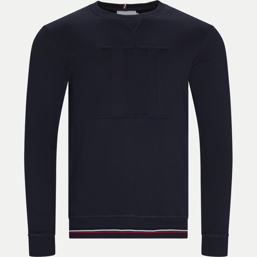 EMBOSSED SWEATSHIRT LDM200042 - Embossed Sweatshirt - Sweatshirts - Regular - NAVY - 1