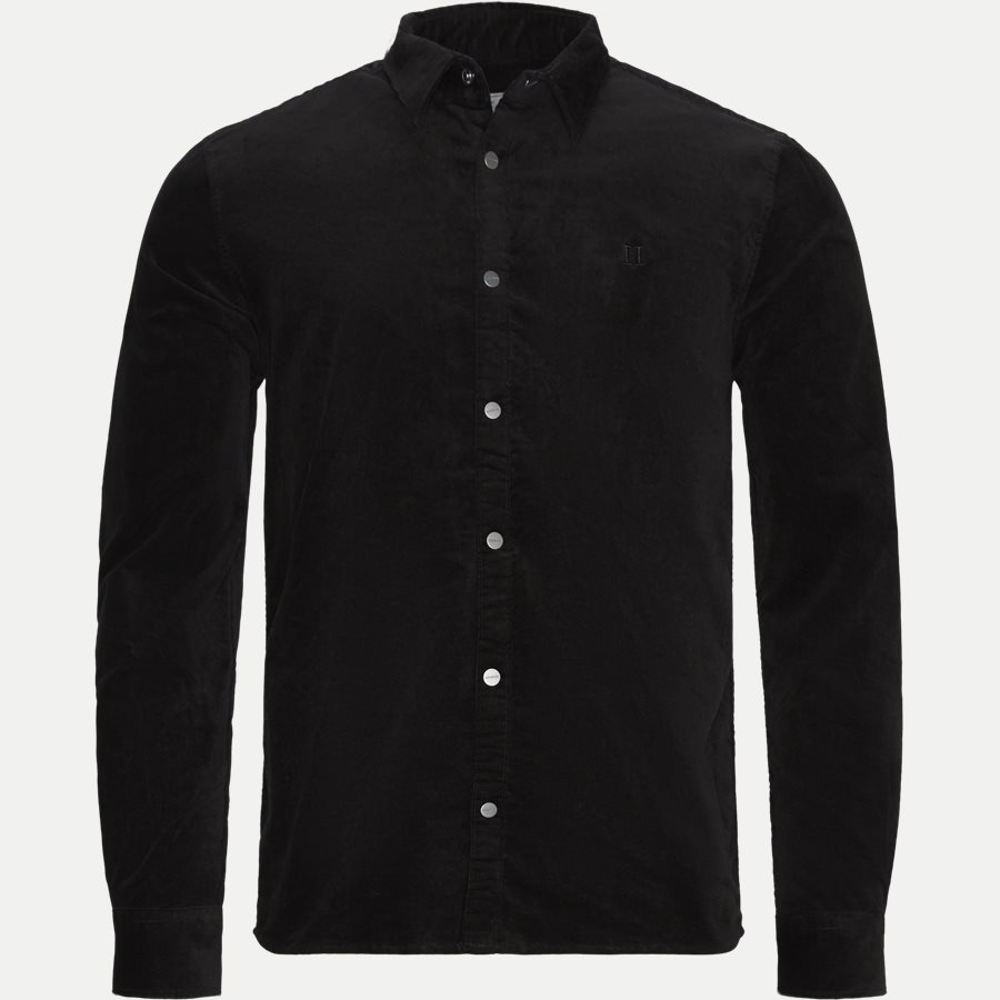 FELIX CORDUROY SHIRT LDM410036 - Felix Corduroy Shirt - Skjorter - Slim - SORT - 1