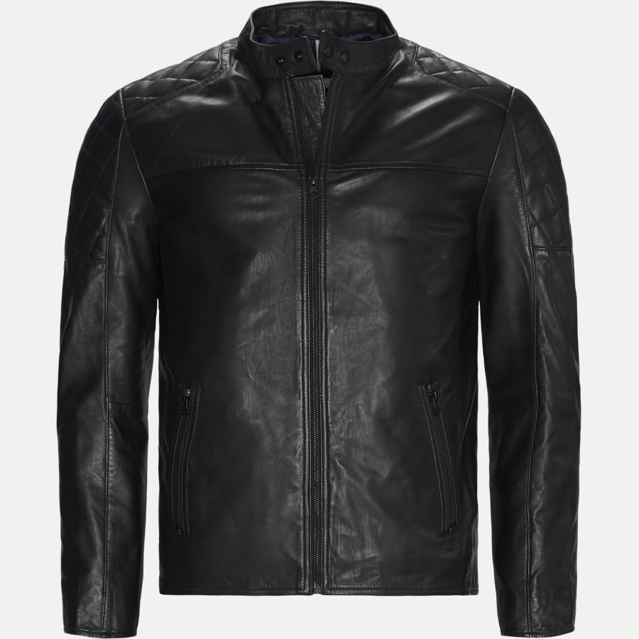 GERRARD - Gerrard Skindjakke - Jakker - Regular - BLACK - 1