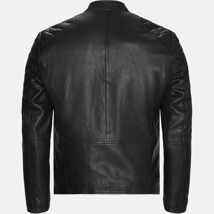 GERRARD - Gerrard Skindjakke - Jakker - Regular - BLACK - 2