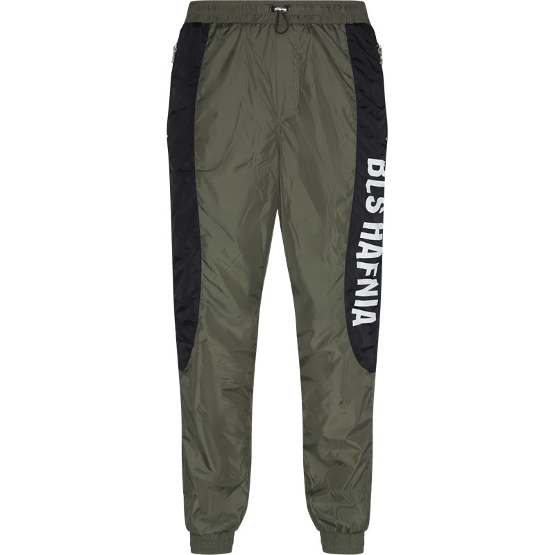 BLS CULTURE TRACK PANT Bukser Blk/green Billede af BLS CULTURE TRACK PANT Bukser Blk/green