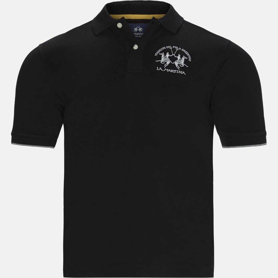 CCMP01 FW19 - S/S Piquet Stretch Polo T-Shirt - T-shirts - Regular - SORT - 1