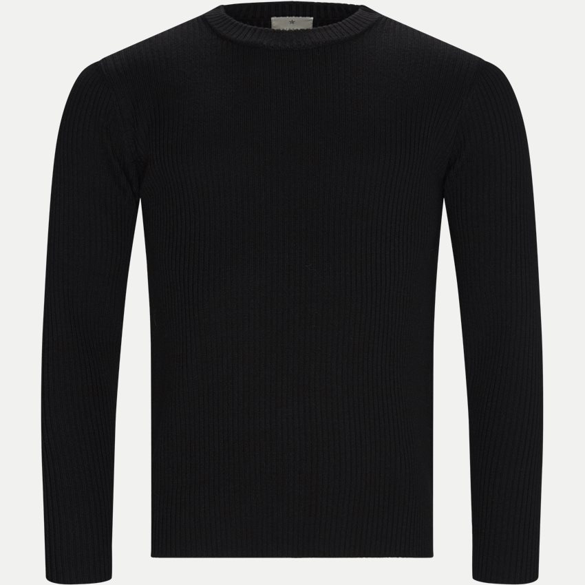 Pullover Knitwear CREW 2 X 2 RIB BLACK