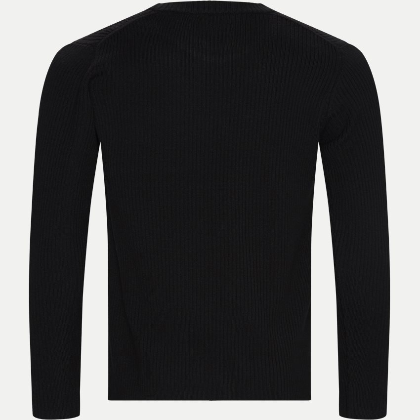 Pullover Knitwear CREW 2 X 2 RIB BLACK