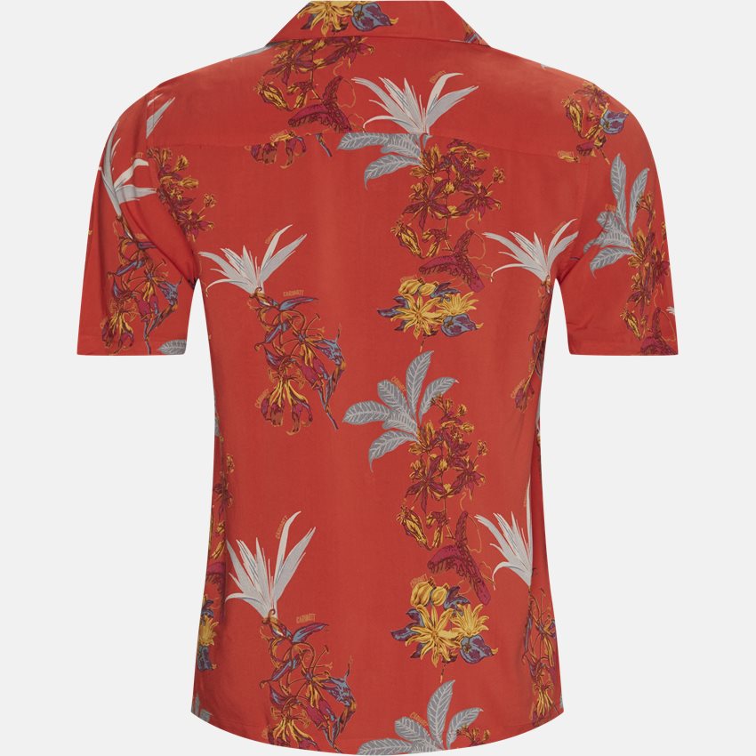Carhartt WIP Shirts S/S HAWAIIAN SHIRT I027531 RED