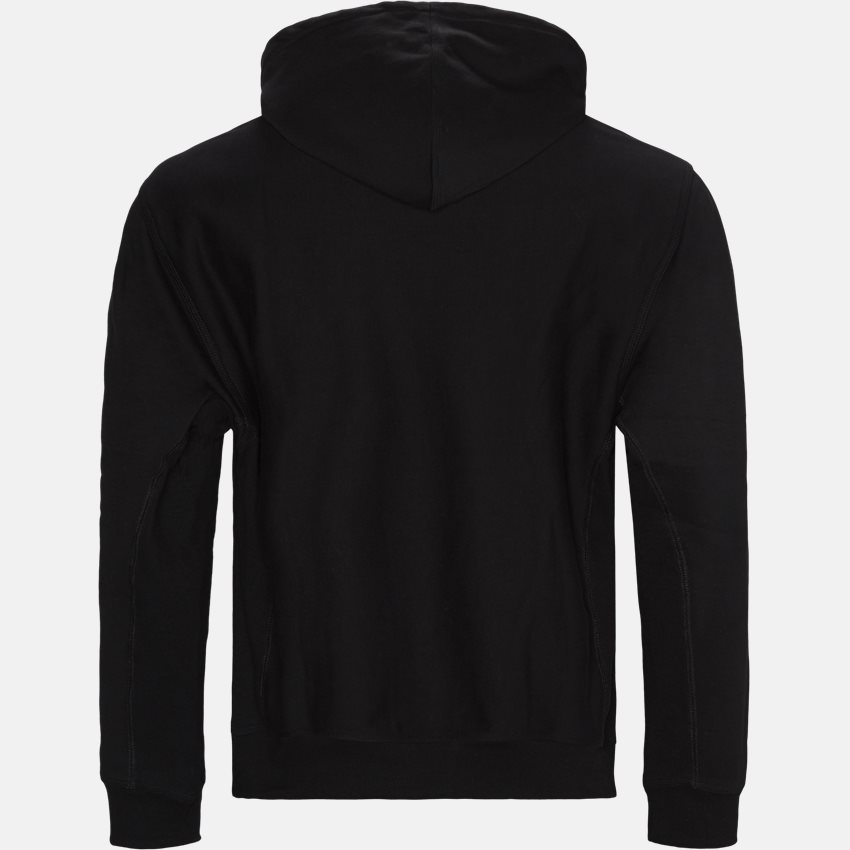 Carhartt WIP Sweatshirts HOODED AM.SCRIPT I027041 BLACK