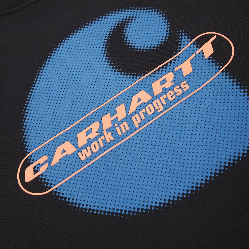 Carhartt WIP T-shirts S/S NINETY I027817 BLACK