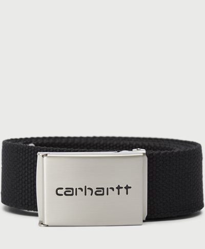 Carhartt WIP Belts CLIP BELT CHROME. I019176 Black