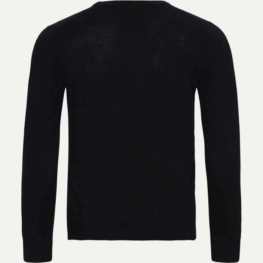 Pullover Stickat 100% CASHMER STRIK BLACK