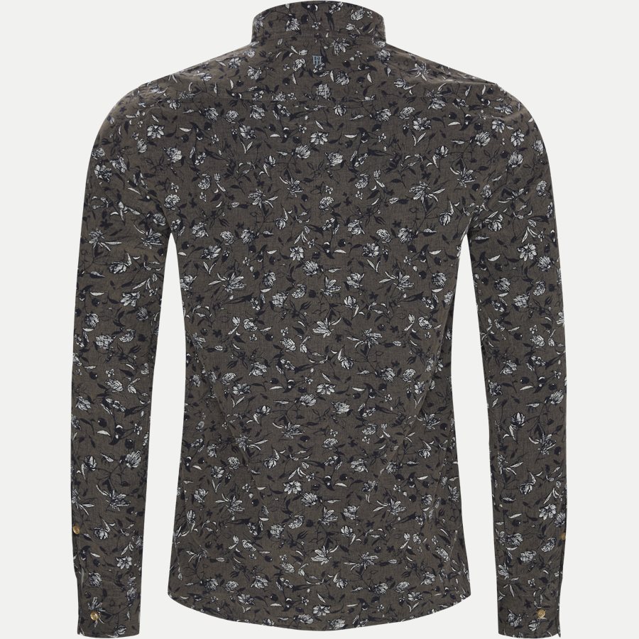 04936 VELVET PRINT - Shirt Velvet print - Skjorter - Casual fit - GRÅ - 2