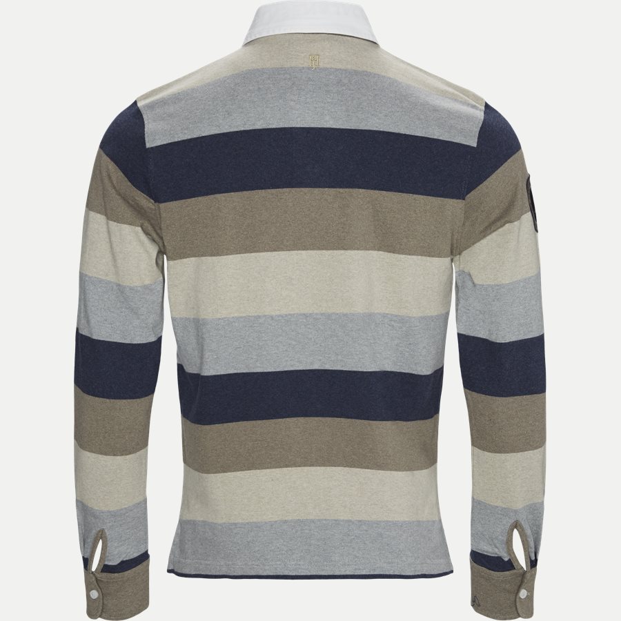 04912 BLOCK STRIPE RUGGER - Multi Block Stripe Rugger - Skjorter - NAVY - 2