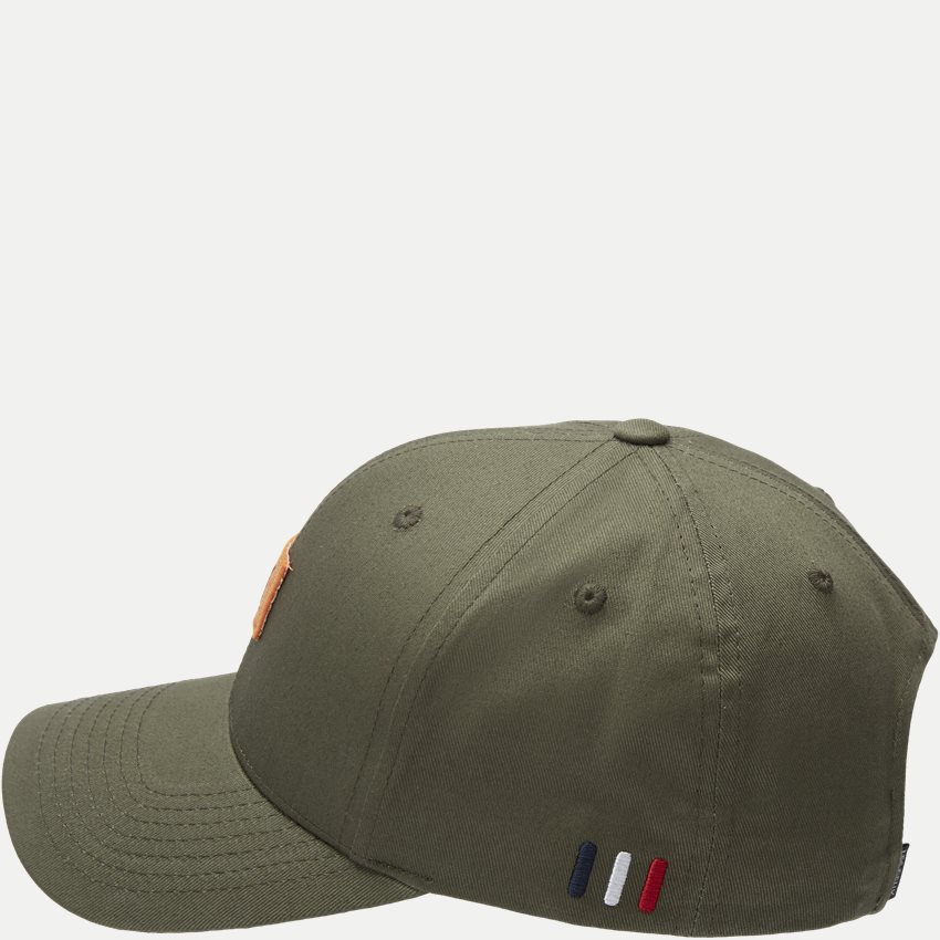 Les Deux Caps PIECE BASEBALL CAP LDM702022. OLIVEN