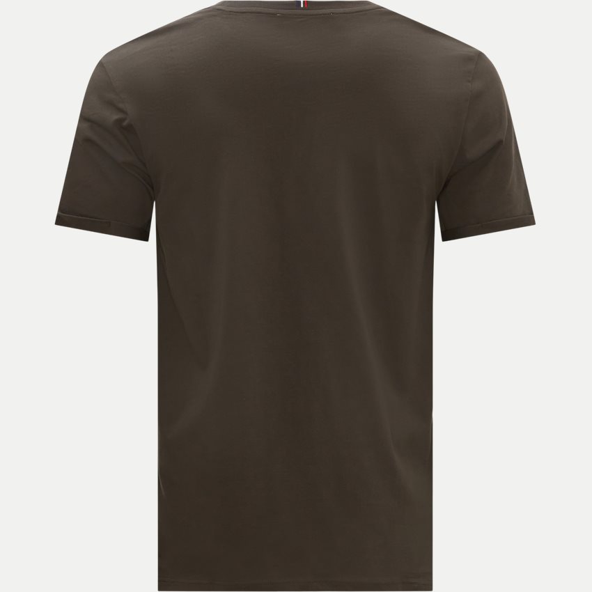 Les Deux T-shirts NØRREGAARD T-SHIRT LDM101008 RAVEN/ORANGE