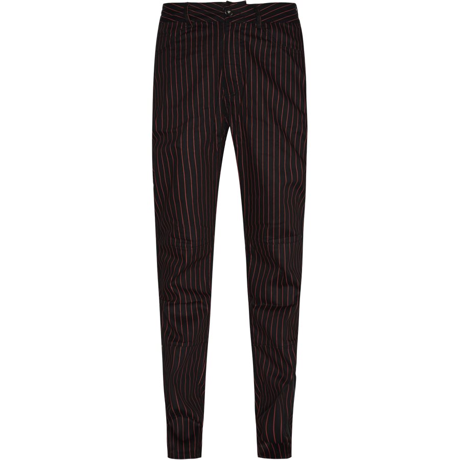 BEATLE PINSTRIPE - Trousers - SORT - 1