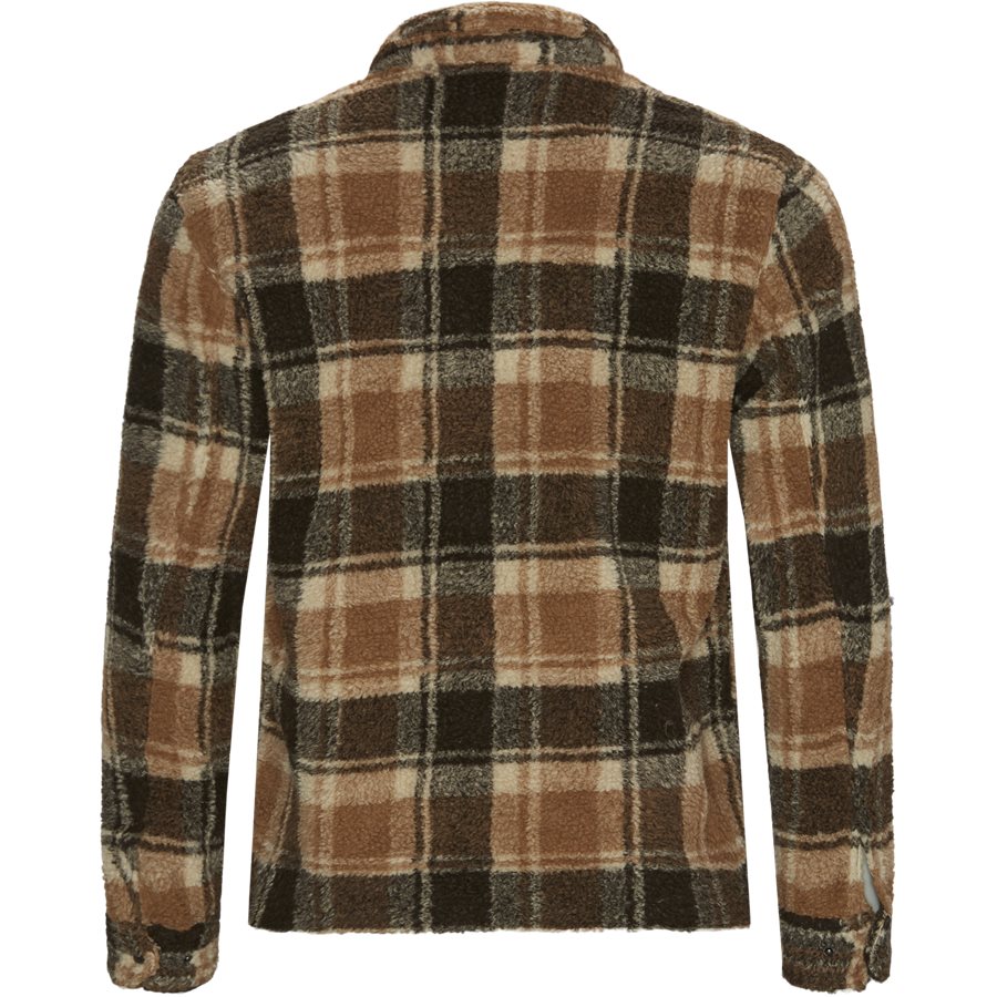 SHERBERT ZIP OVERSHIRT - Jackets - Regular - BRUN - 2