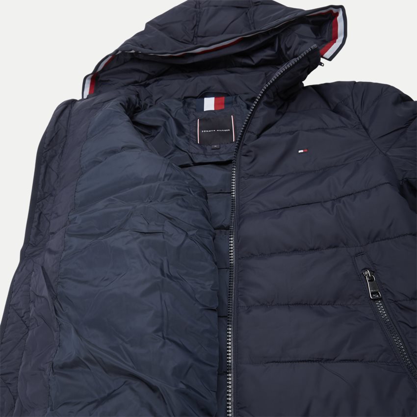 Tommy Hilfiger Jackets 12218 QUILTED HOODED JACKET NAVY