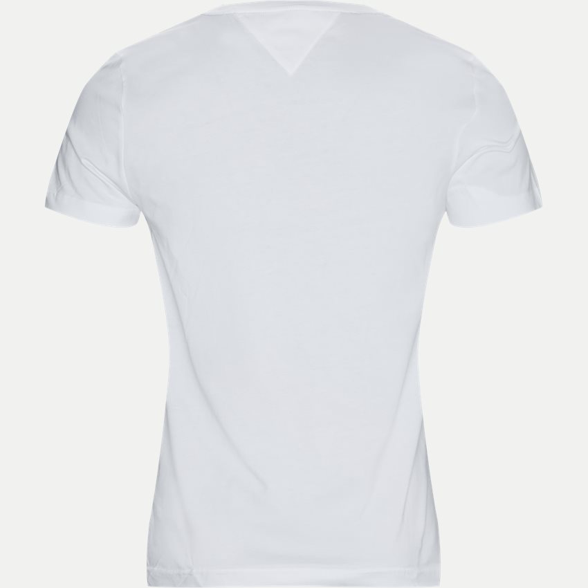 Tommy Hilfiger T-shirts 12520 CORP SPLIT TEE HVID