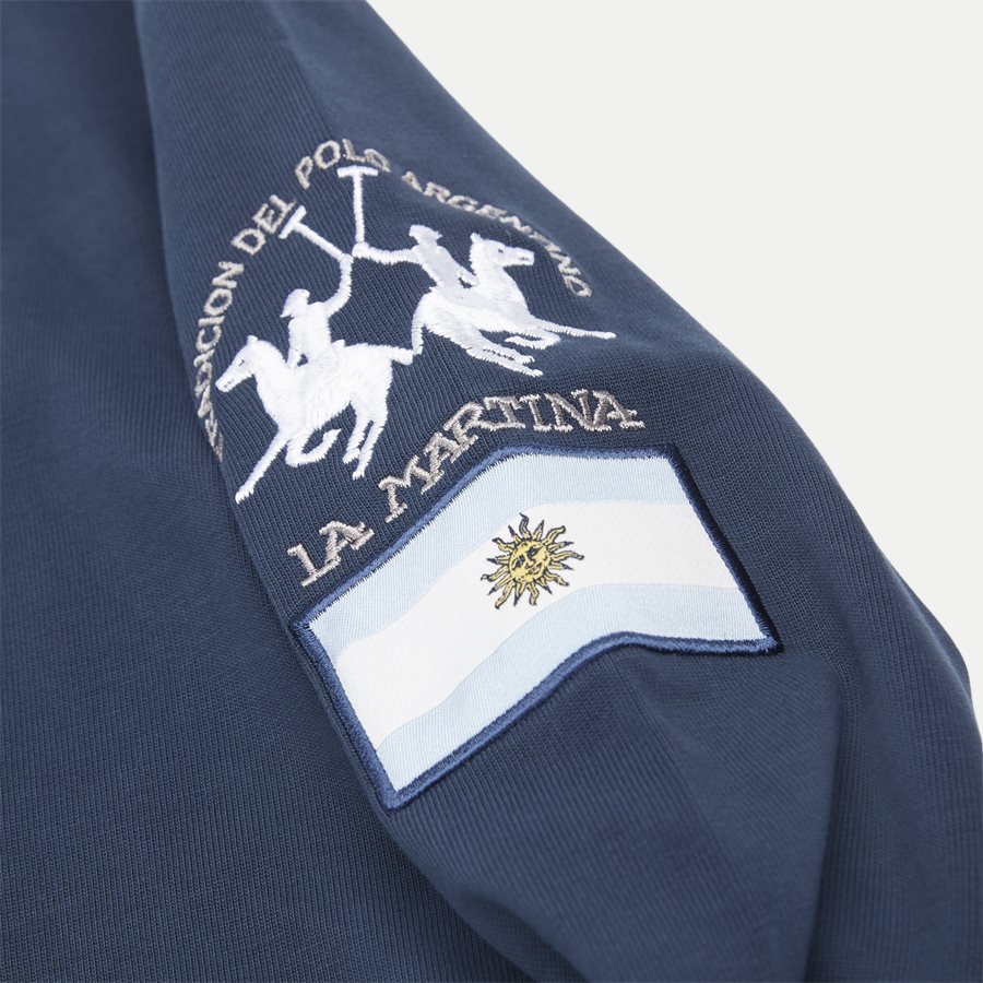 OMP623 JS210 - Rugby Jersey Polo LS - T-shirts - Regular - NAVY - 5