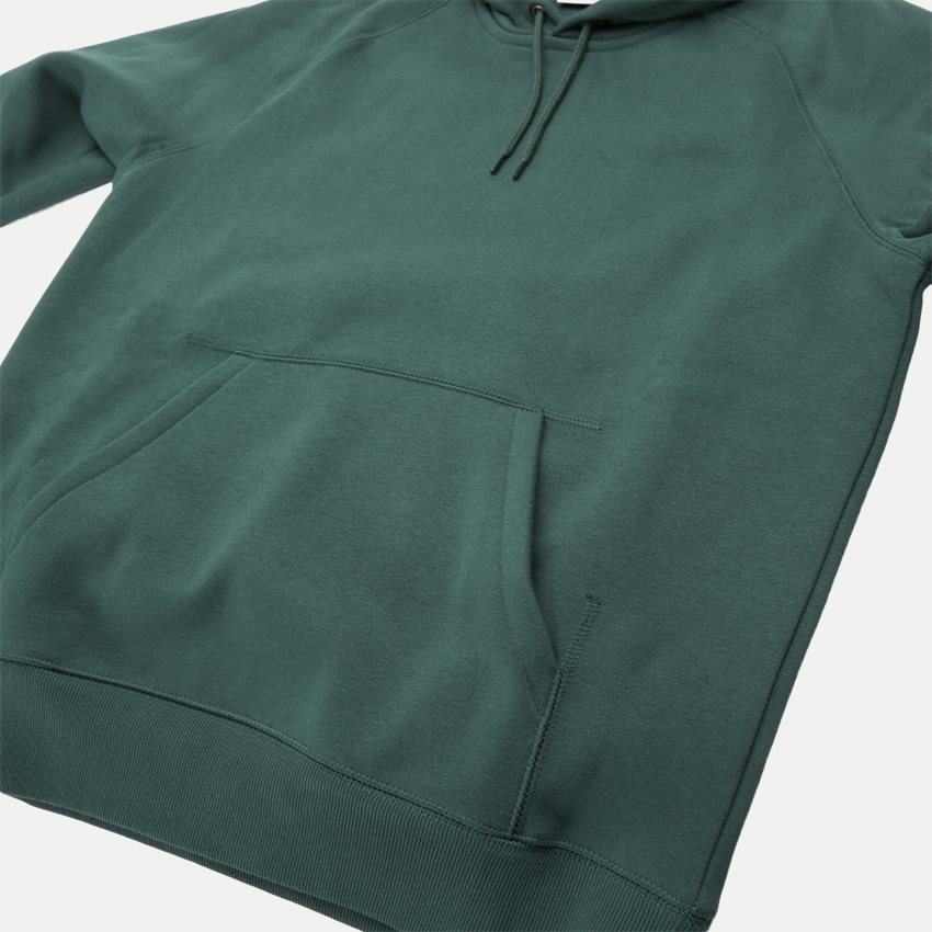 Carhartt WIP Sweatshirts HOODED CHASE-I026384. GRØN