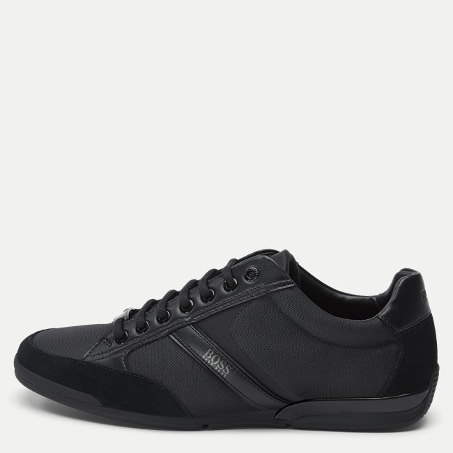50471235 SATURN_LOWP_MX Sko SORT fra BOSS Athleisure 1200 DKK