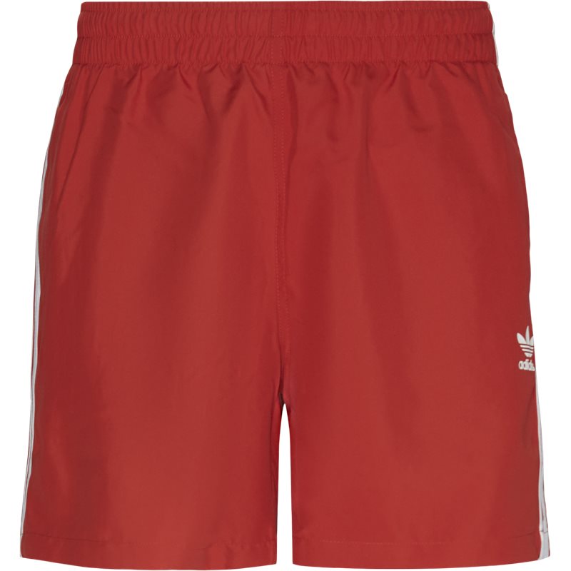 Billede af Adidas Originals 3 Stripe Swim Shorts Rød