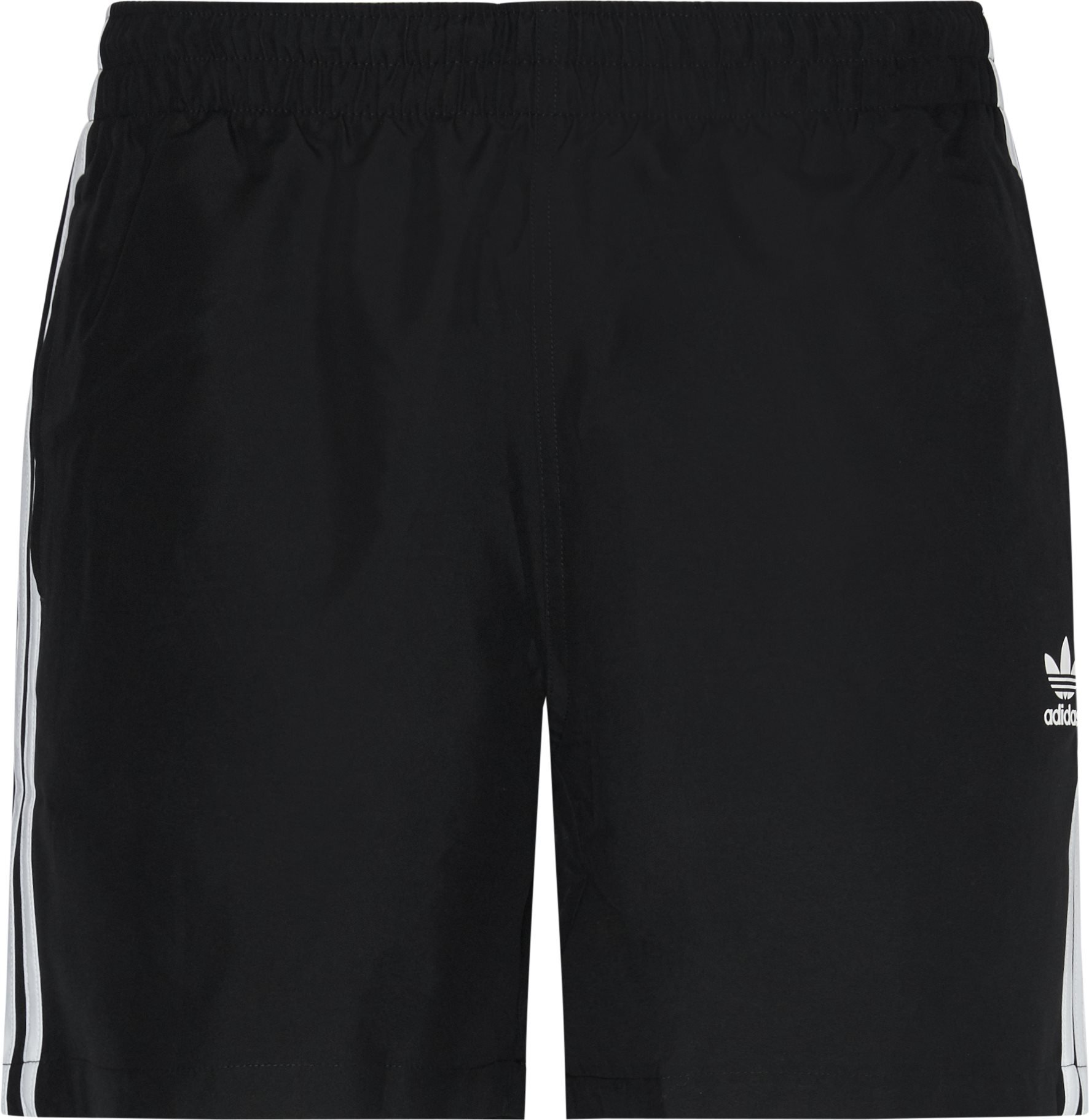 3 Stripe Swim Shorts - Shorts - Regular fit - Black