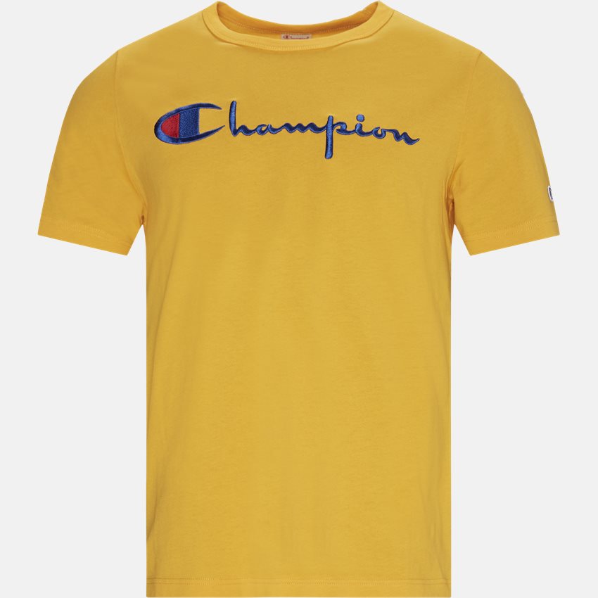 Champion T-shirts FULL CHEST SCRIPT TEE 210972 ORANGE