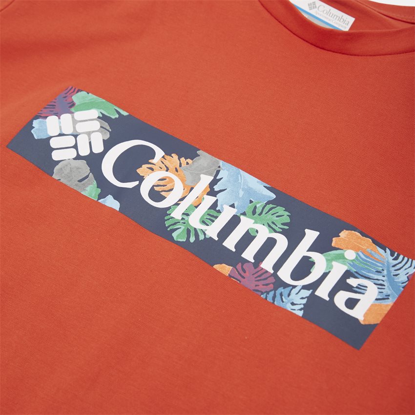 Columbia T-shirts M RAPID RIDGE GRAPHIC 1888813 ORANGE