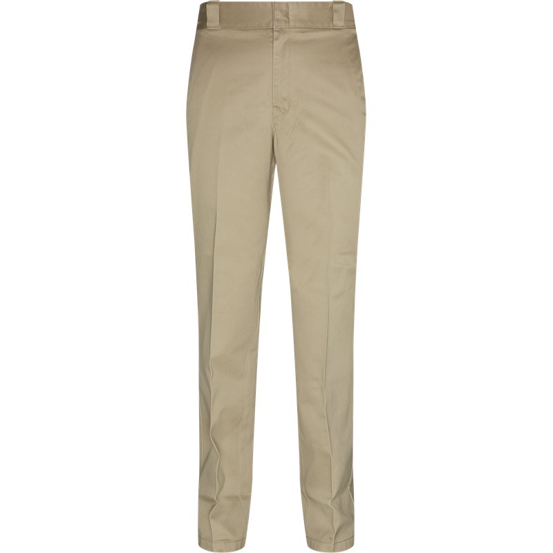Lacoste Pleated Cotton Chinos Sand