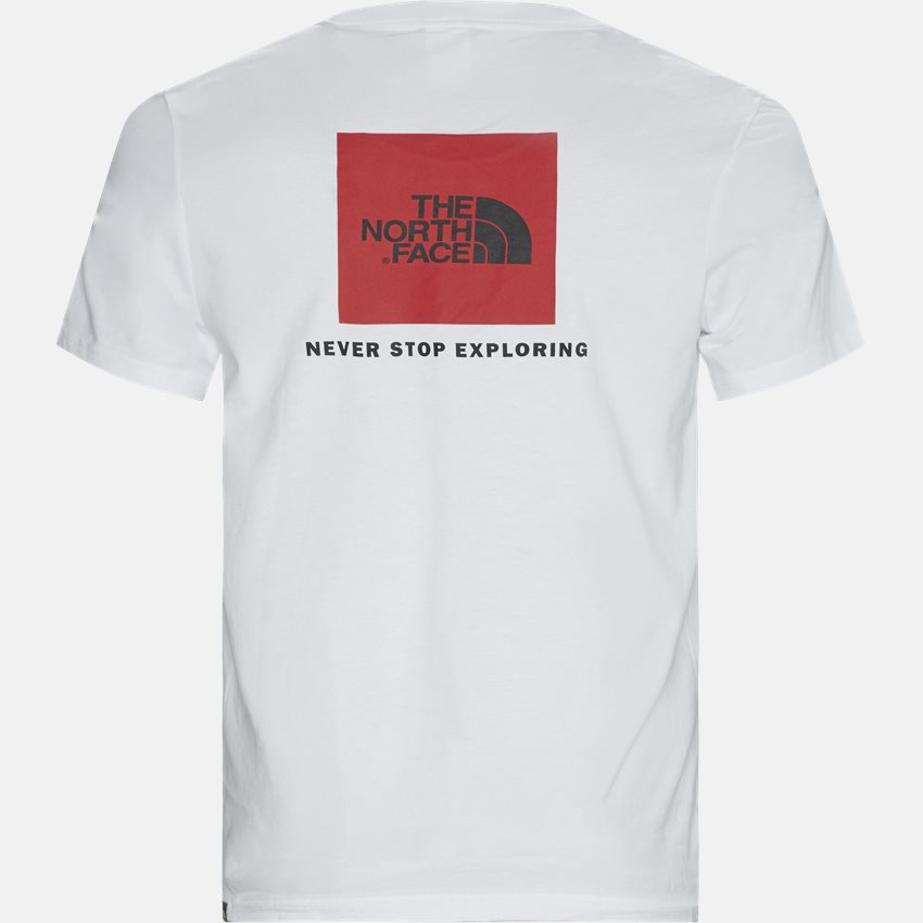 The North Face T-shirts SS RED BOX HVID