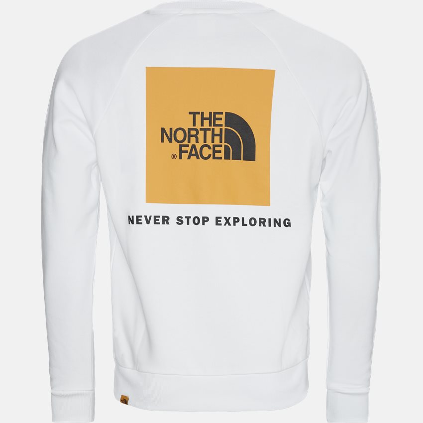 The North Face Sweatshirts RAGLAN RED BOX CREW HVID