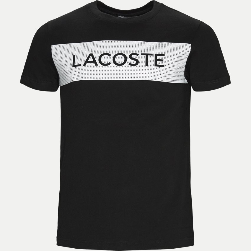 Lacoste T-shirts TH4865 SORT