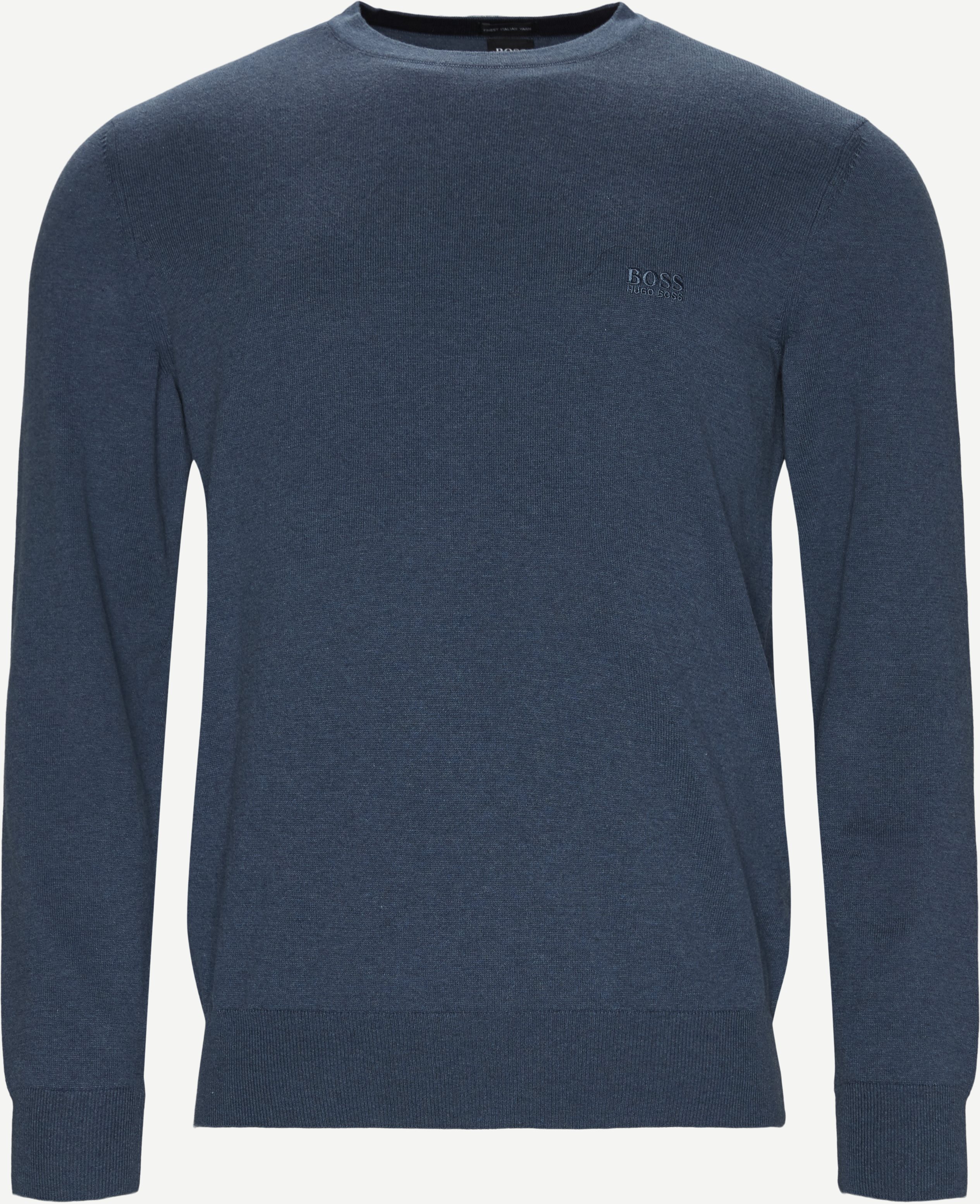 Pascas1-L Strickpullover - Strickwaren - Regular fit - Jeans-Blau