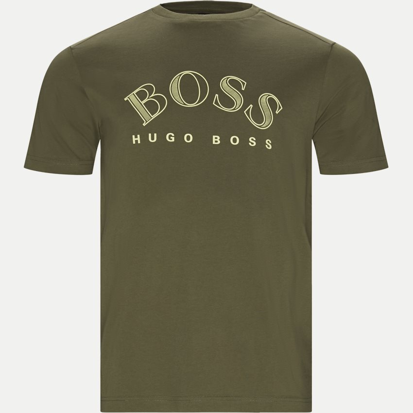 BOSS Athleisure T-shirts 50424014 TEE 1 OLIVEN