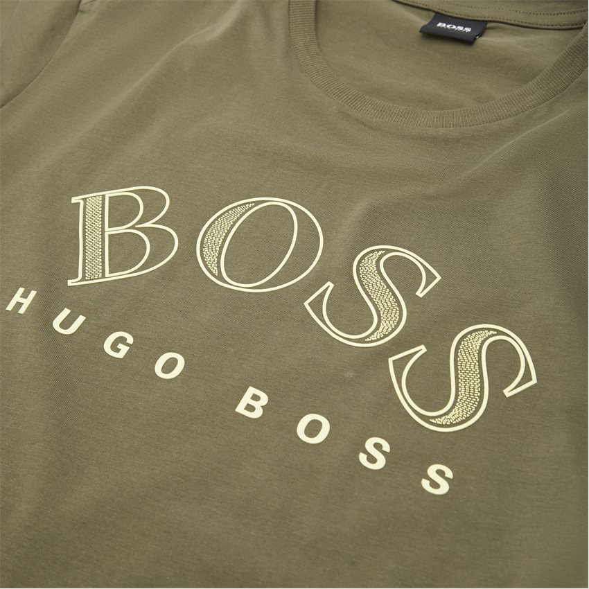 BOSS Athleisure T-shirts 50424014 TEE 1 OLIVEN