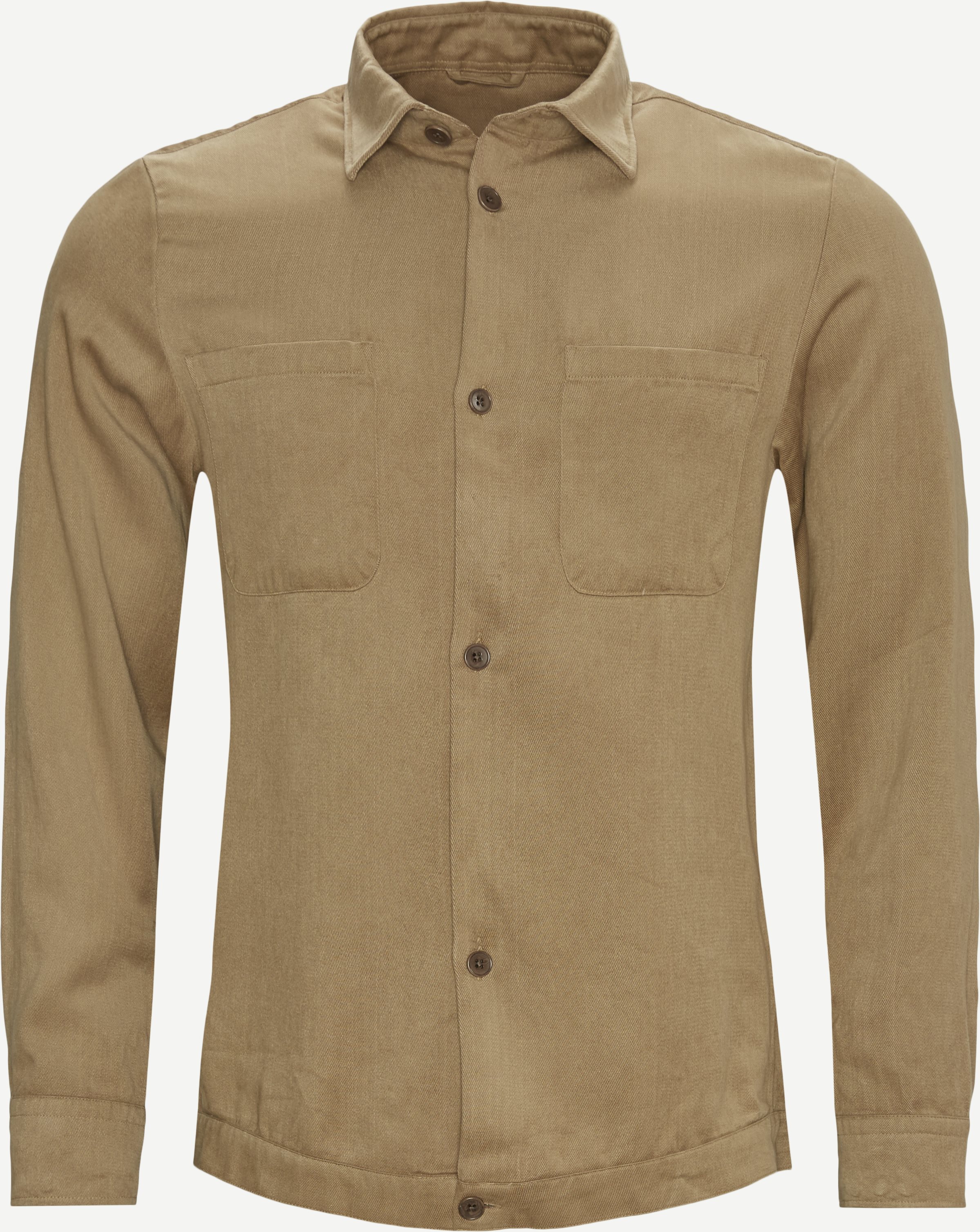 Drake 1363 Überhemd - Hemden - Regular fit - Sand
