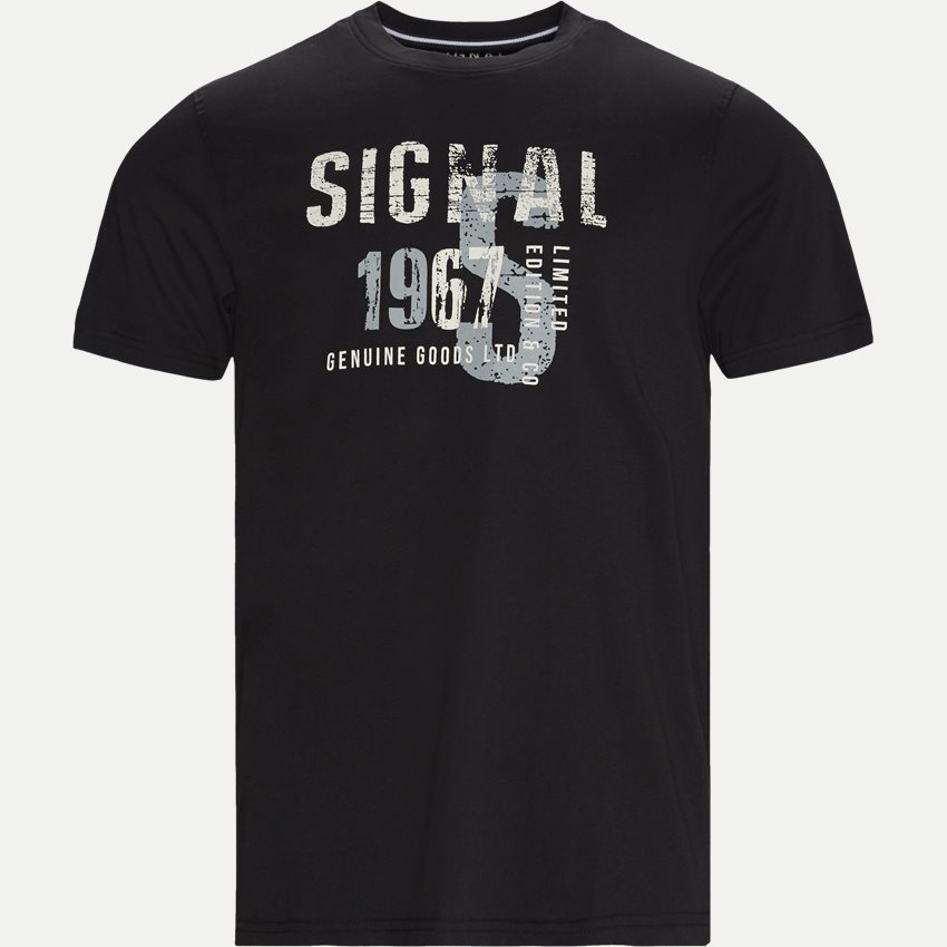 Signal T-shirts WAYNE LOGO S20 SORT