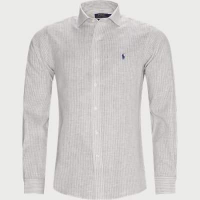 Striped Linen Shirt Custom fit | Striped Linen Shirt | Sand