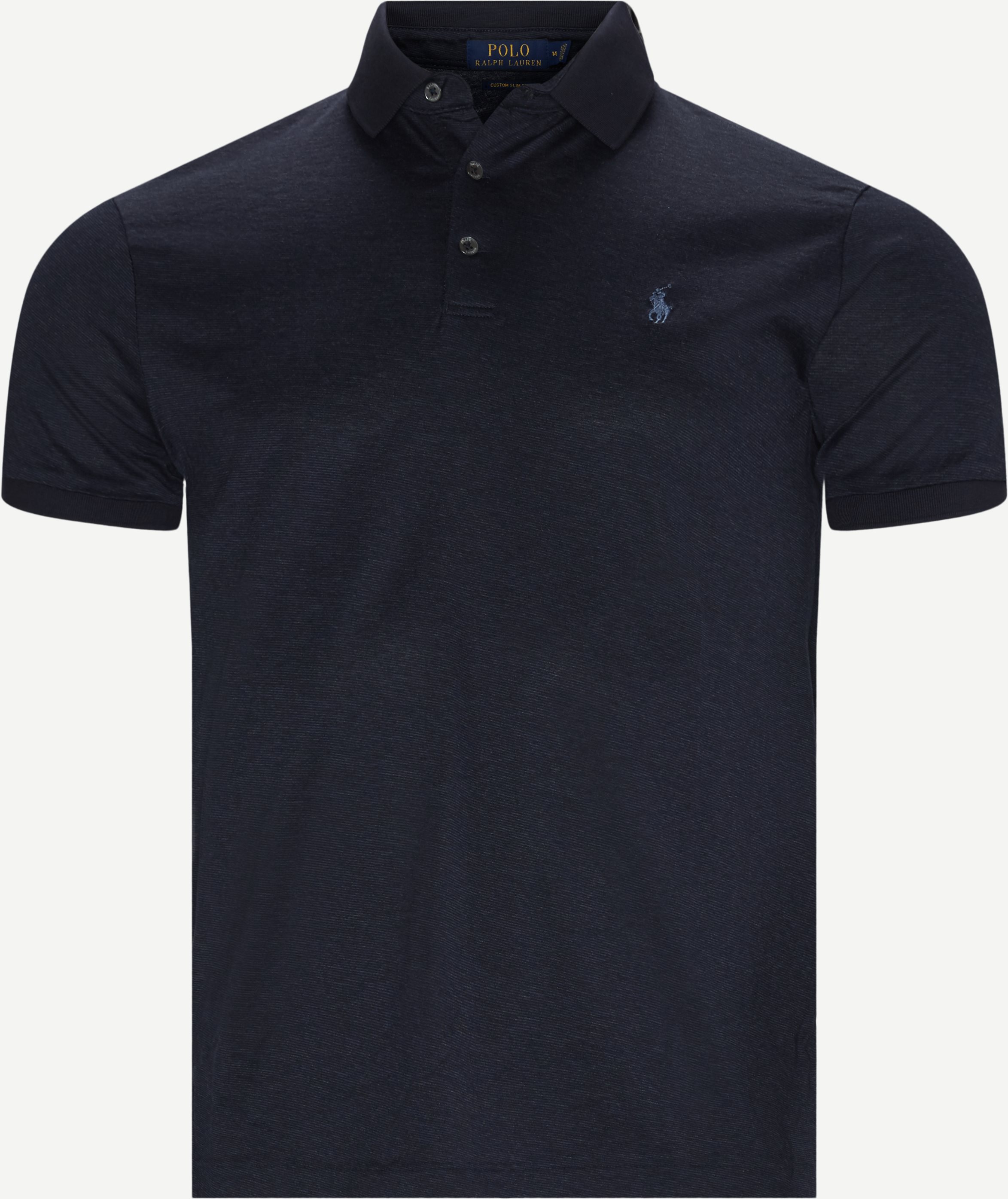 Jersey Polo - T-shirts - Regular slim fit - Blå