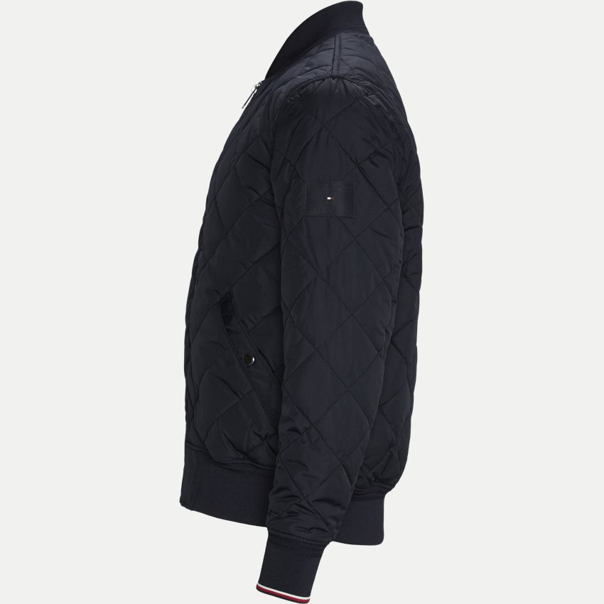Tommy Hilfiger Jackets 13701 CHEVRON QUILTED BOMBER NAVY
