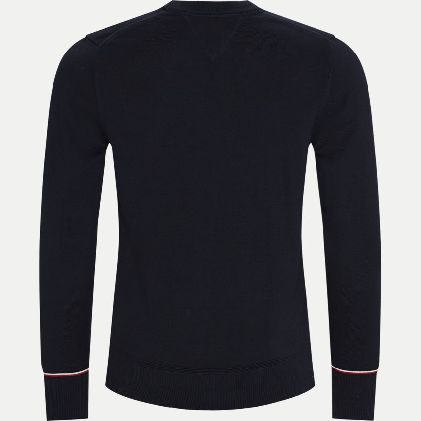 Tommy Hilfiger Knitwear 13383 STRUCTURED FLAG SWEATER NAVY