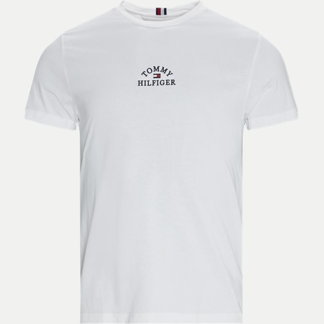 13756 TOMMY ARCH TEE T-shirts HVID fra Tommy 299 DKK