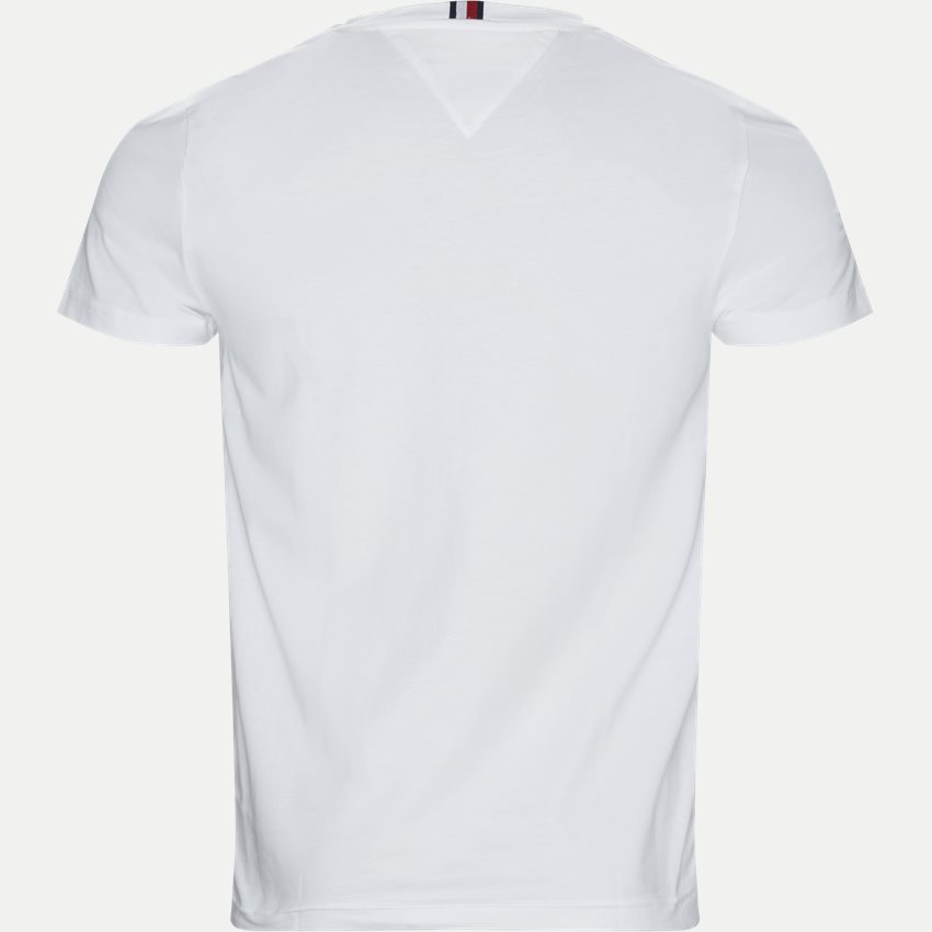 Tommy Hilfiger T-shirts 13336 CORP TEXTURE EMBRO TEE HVID