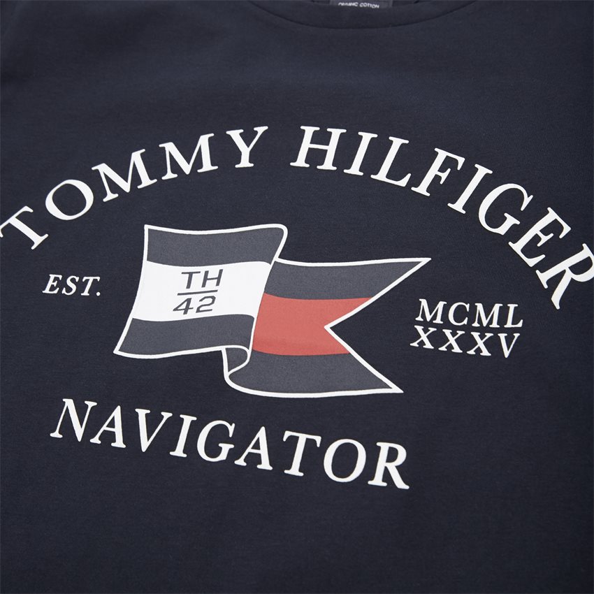 Tommy Hilfiger T-shirts 13349 FOLDED FLAG TEE NAVY