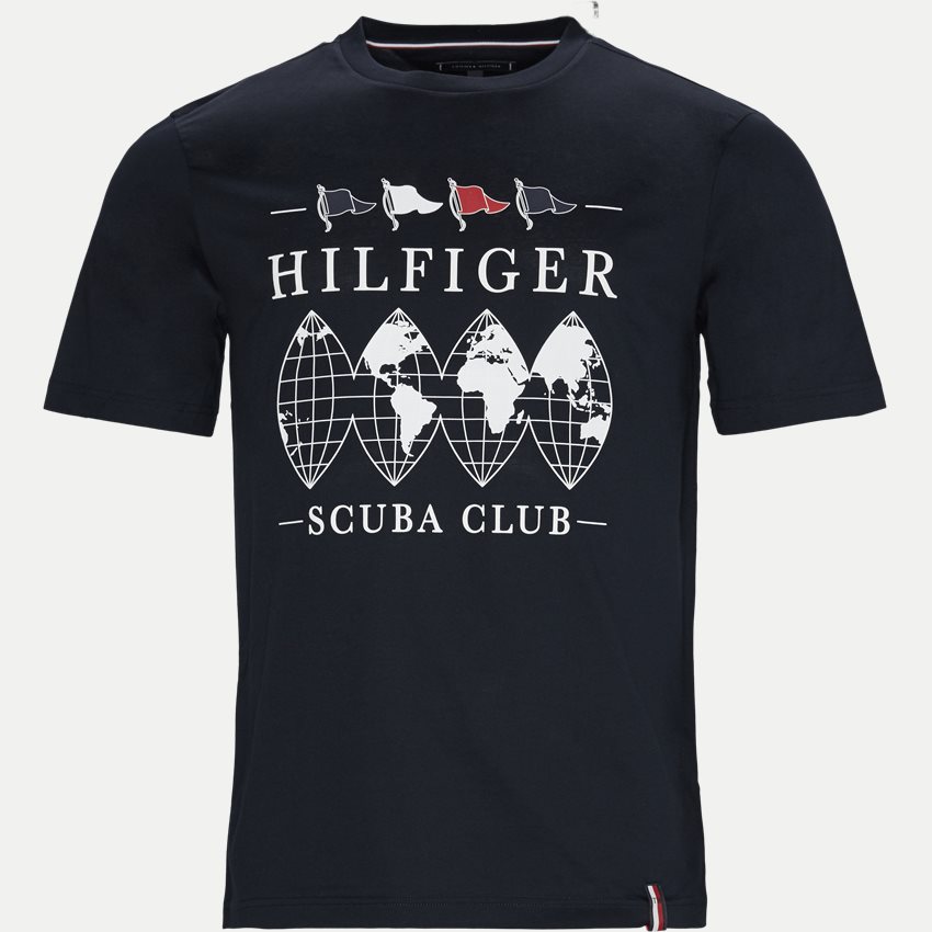 Tommy Hilfiger T-shirts 13359 SCUBA CLUB RELAXED FIT TEE NAVY