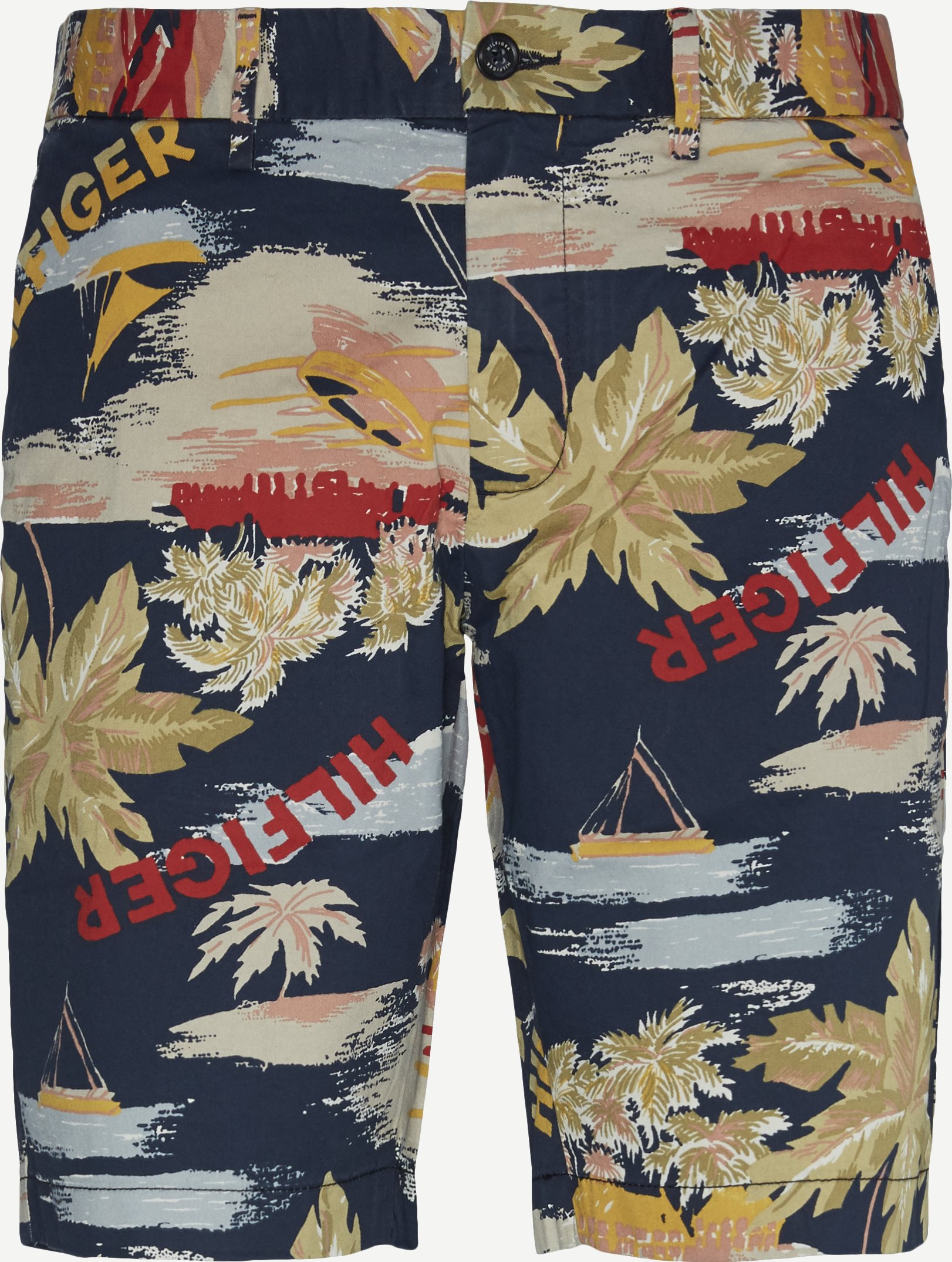 Brooklyn Short Hawaii Shorts - Shorts - Regular fit - Blue