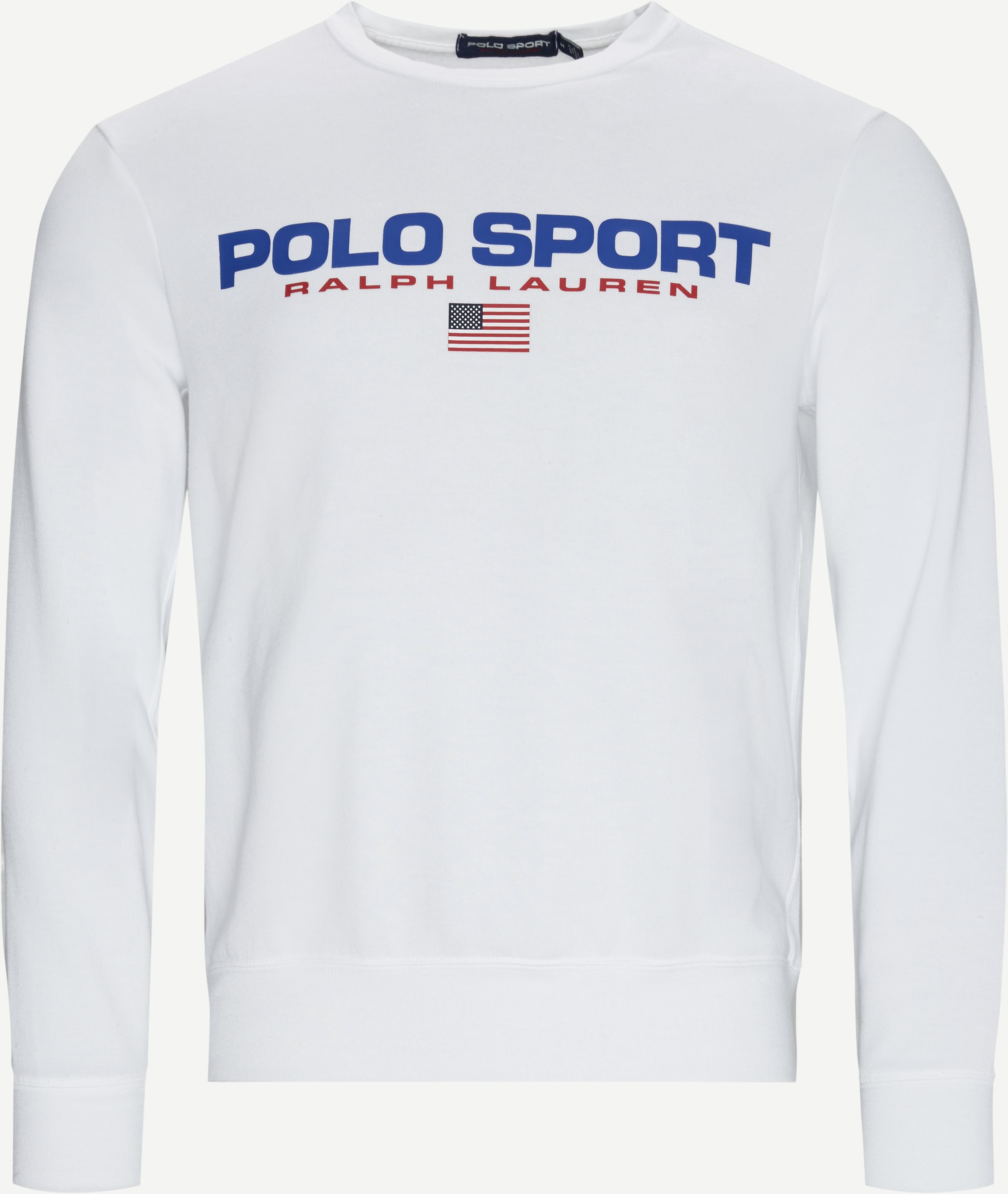 Sweatshirt aus Baumwolle mit Logo - Sweatshirts - Regular fit - Weiß