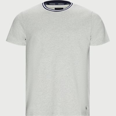 Neck Stripe T-shirt Regular fit | Neck Stripe T-shirt | Grå
