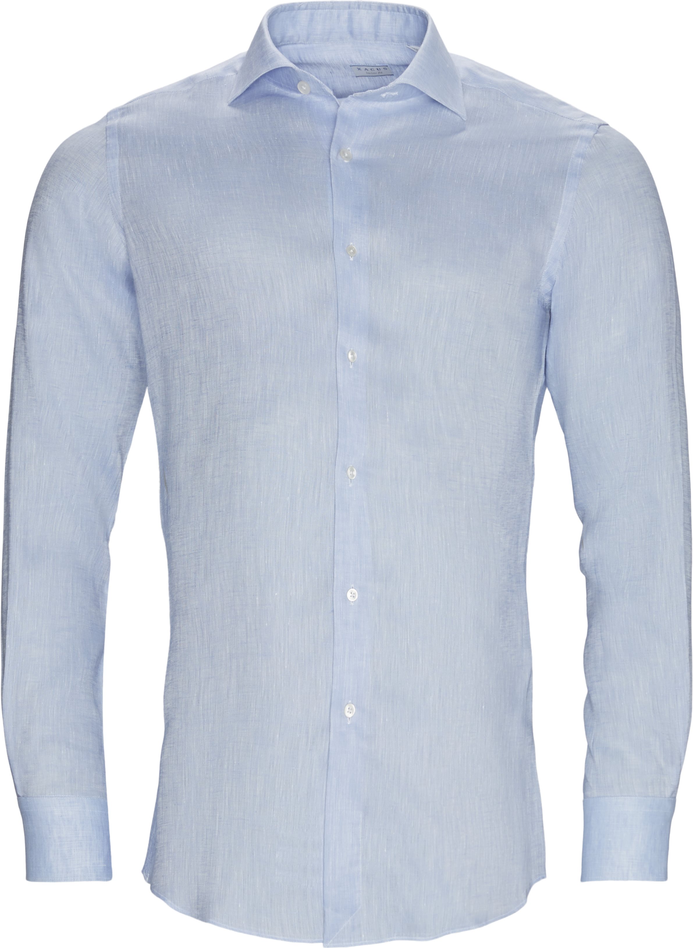 Hør skjorte - Skjorter - Contemporary fit - Blå