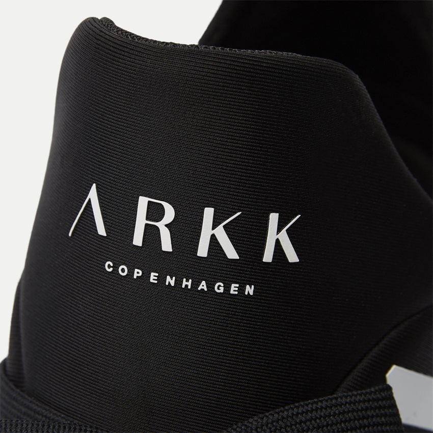 Arkk Copenhagen Skor RAVEN MESH BLACK WHITE IL1403 SORT